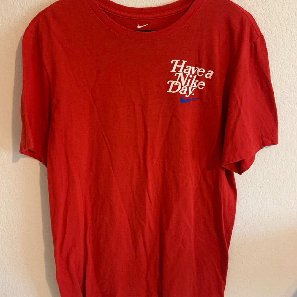 Nike Have a Nike Day Red Shirt